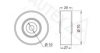 AUTEX 651866 Deflection/Guide Pulley, v-ribbed belt